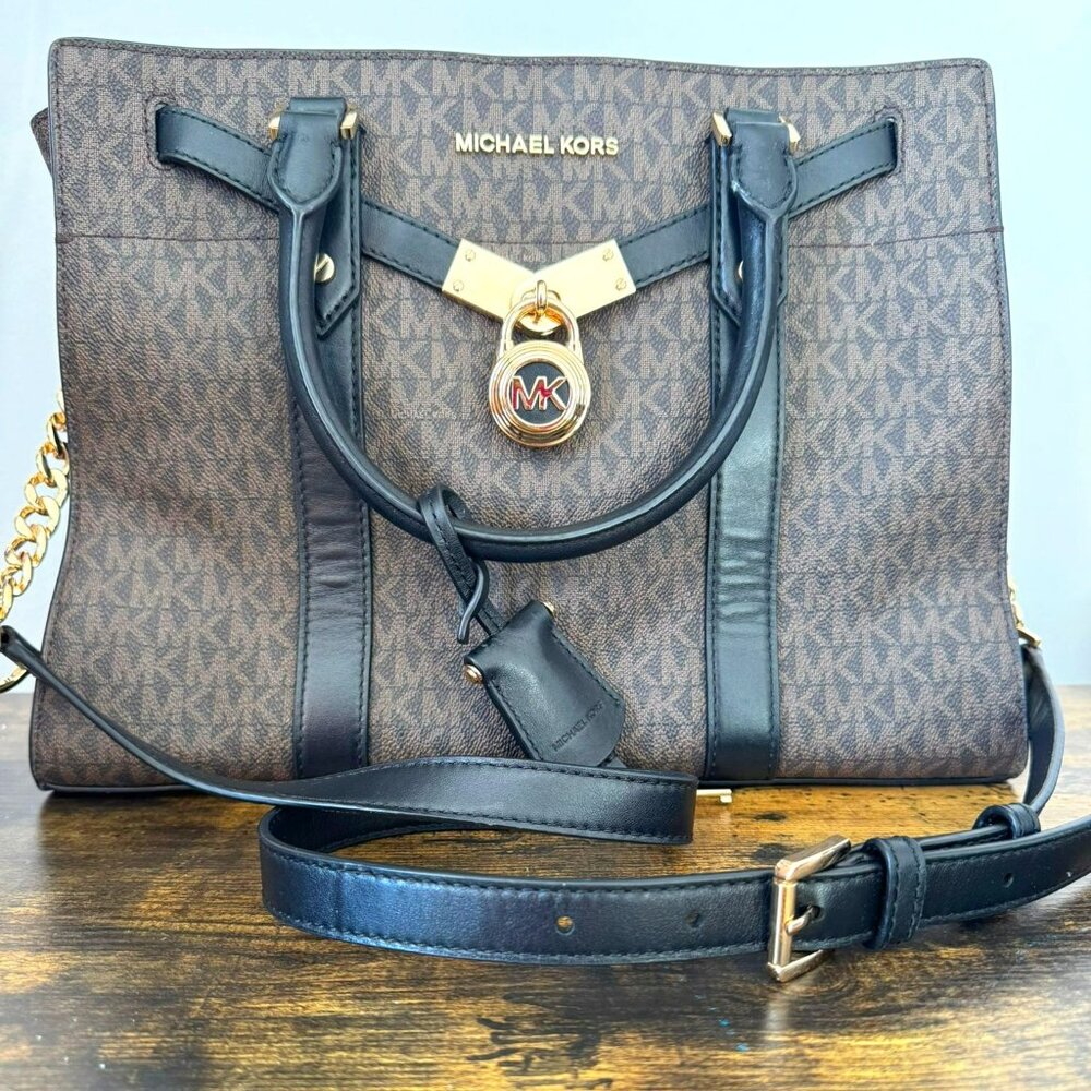 Michael Kors Monogram Hamilton Large Bag